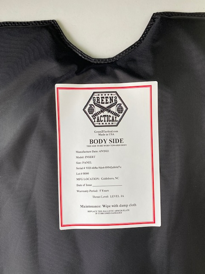 Level 3A Inserts for Vest