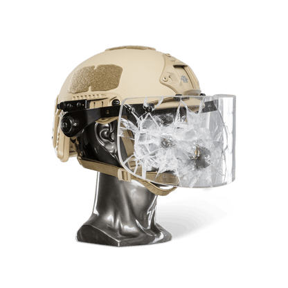 Texas IIIA+ Ballistic Face Shield - Fits All Helmets with ARC