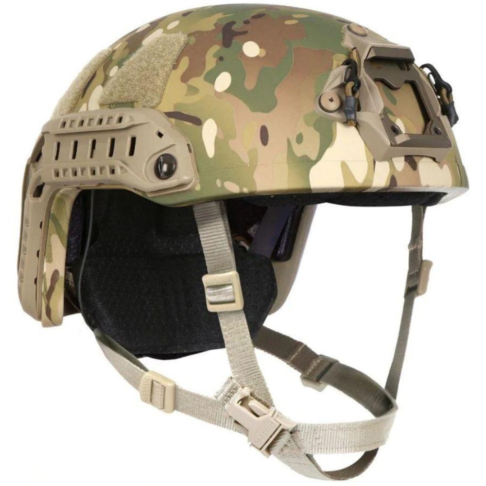 Ops-Core RF1 - w/ MBS Shroud & PowerPath ARC Rail - Protects Against AK-47